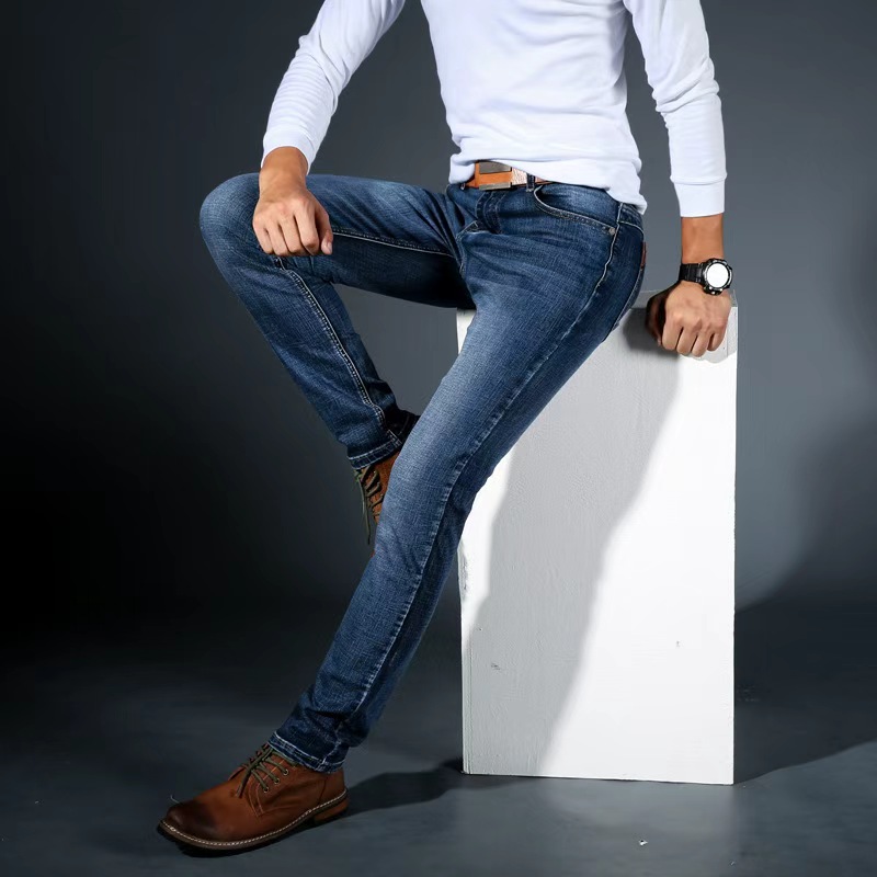 Levis Jeans 501 - 男性ファッションストレートジーンズ男性 2025 新ストレッチスリムフィットパンツ快適なソフトビジネスデニムパンツ男性ブランド服