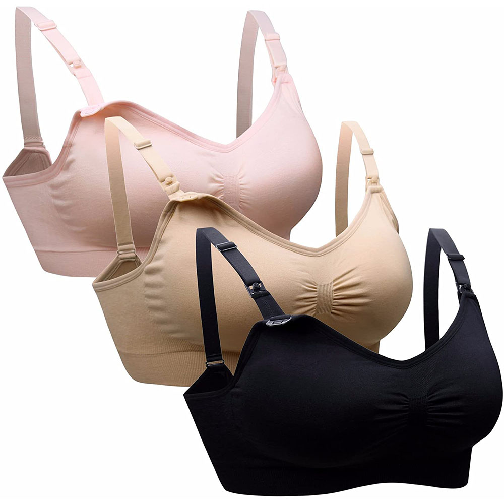 レディースマタニティ授乳ブラジャー母親のシームレスなクリップ - Nursing Bra Sleep のレビューと価格