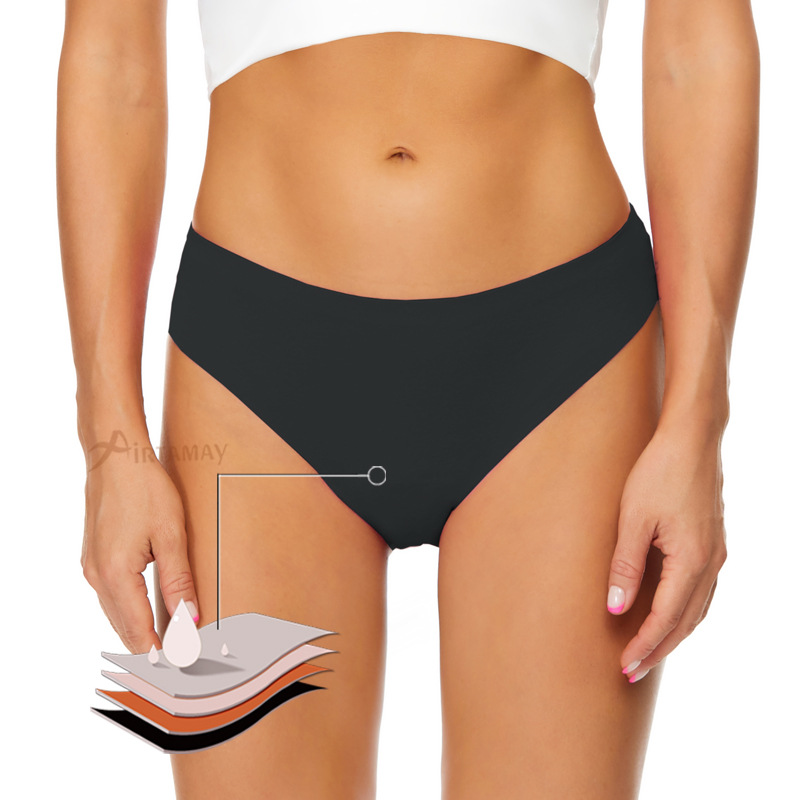 女性用シームレス生理用水着、漏れ防止生理用ビキニボトム、4層 - Period Panty Absorbent のレビューと価格